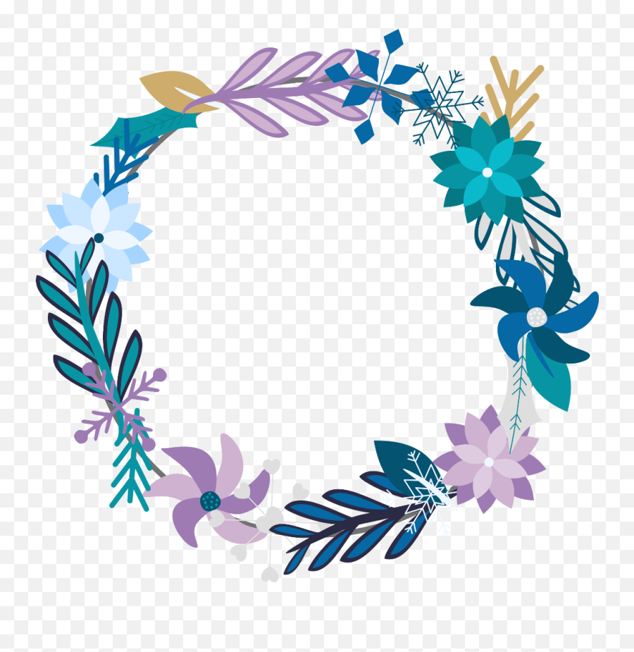Download - Drawing A Winter Wreath Emoji,Wreath Transparent
