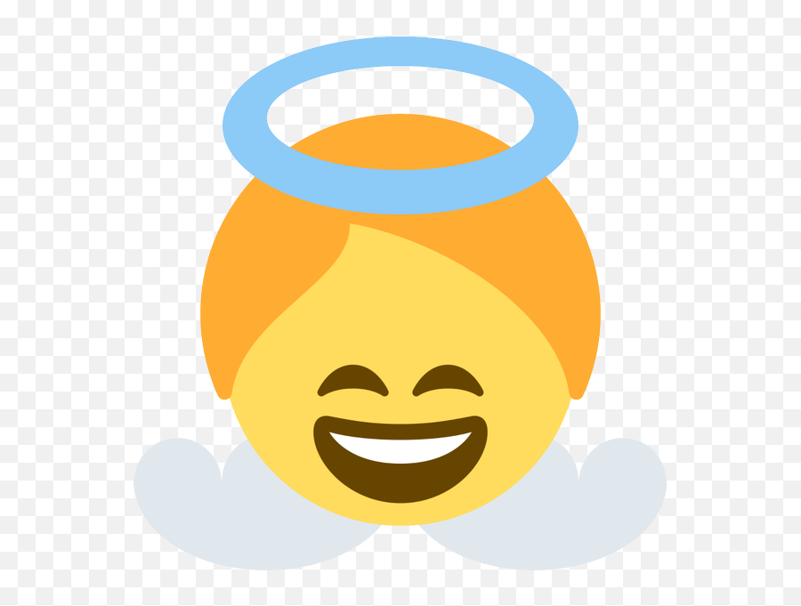 Emoji Face Mashup Bot On Twitter Baby Angel - Happy,Angel Emoji Png