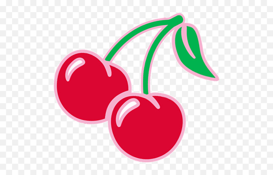 Cherry Cherries Sticker - Transparent Animated Cherries Emoji,Cherry Logo