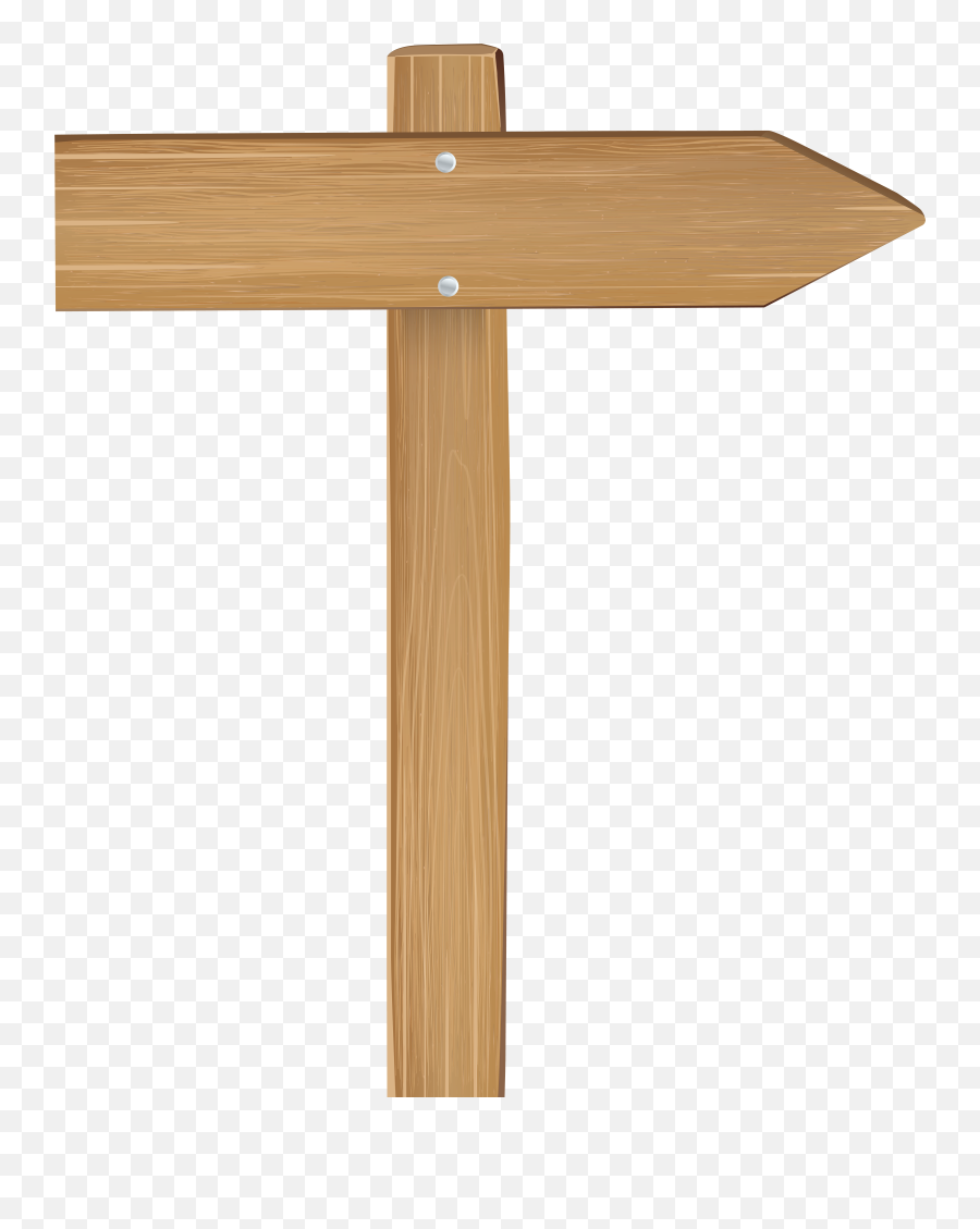 Wooden Arrow Sign Png Clip Art Image Emoji,Wood Sign Clipart