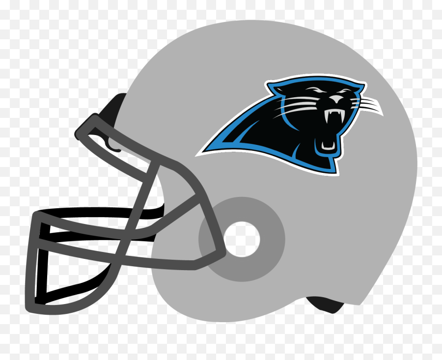 Download Carolina Panthers Helmet Png - Carolina Panthers Emoji,Football Helmet Logo