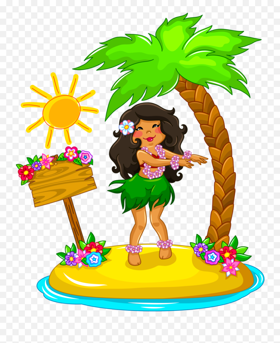 Hawaiian Aloha Tropical Emoji,Aloha Clipart