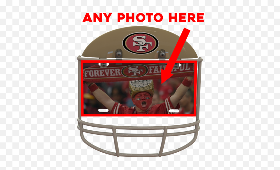 Download San Francisco 49ers Custom Metal Photo - Fanmats Emoji,49ers Logo Picture