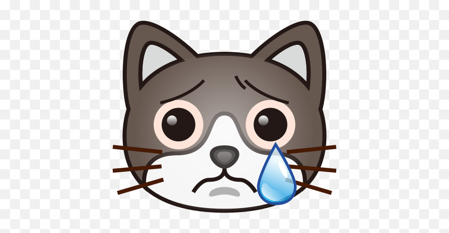 Crying Cat Face Id 12294 Emojicouk,Crying Cat Transparent