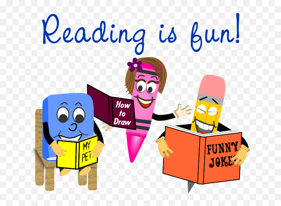 Reading Is Fun Png U0026 Free Reading Is Funpng Transparent - Clipart Reading Is Fun Emoji,Read Clipart