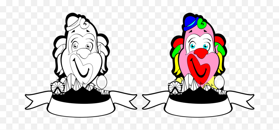 Clown Circus Humour Drawing Download - Free Clip Art Emoji,Circus Clipart Free