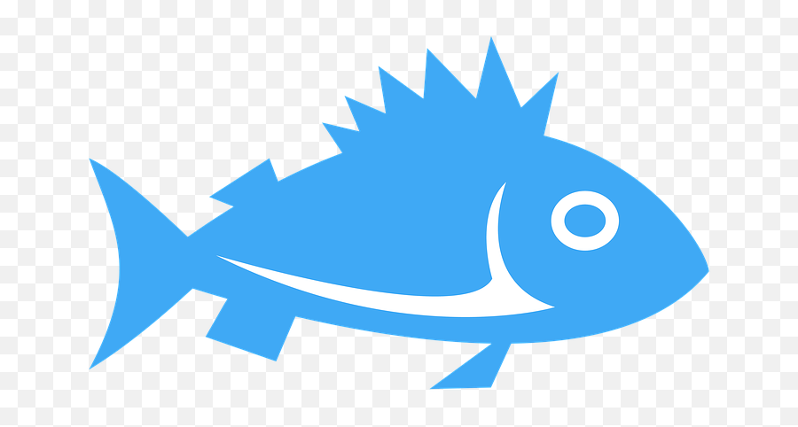 Download Hd Clipart Fish Sign Icon Cartoon Water Sea Emoji,Clipart Of Fish