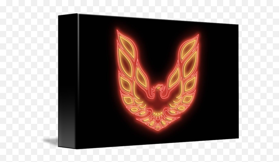 Firebird Neon Sign By Ricky Barnard - Art Emoji,Firebird Logo