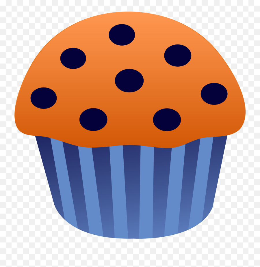 Library Of Blue Muffin Picture Royalty - Muffin Cartoon Transparent Emoji,Muffin Clipart