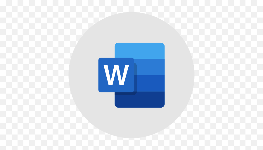 App Application Logo Microsoft - Word Icon Png Emoji,Office Logo