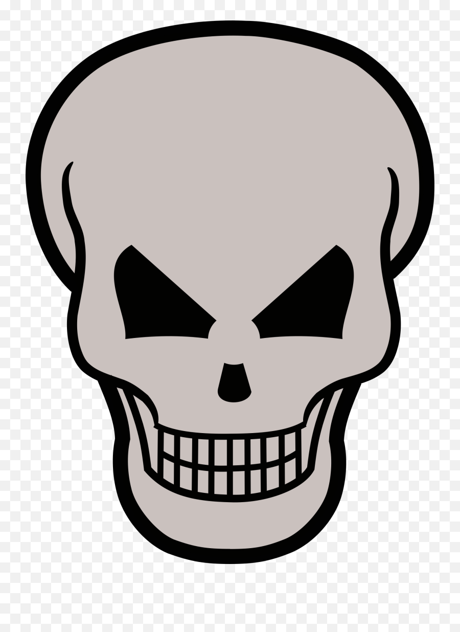 Clipart Skull Danger Clipart Skull - Skull And Crossbones Emoji,Skull Clipart