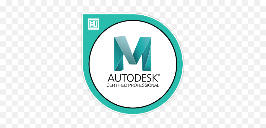 Certified Autodesk Maya Professional - Autodesk Certified User Emoji,Maya Logo