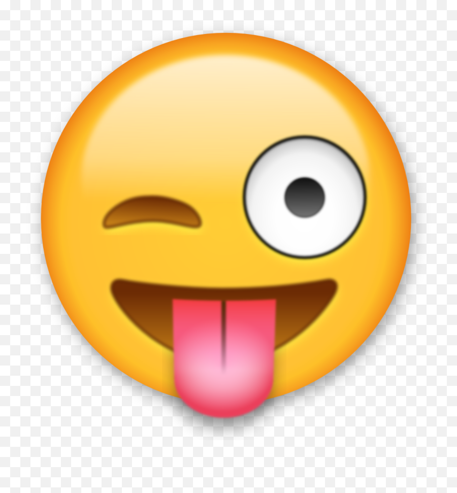 Emoji Clipart - Transparent Tongue Out Emoji,Emoji Clipart