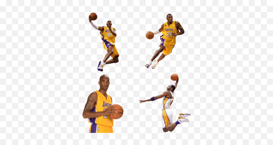 Kobe Bryant White Background - Kobe Bryant Png Emoji,Kobe Bryant Png