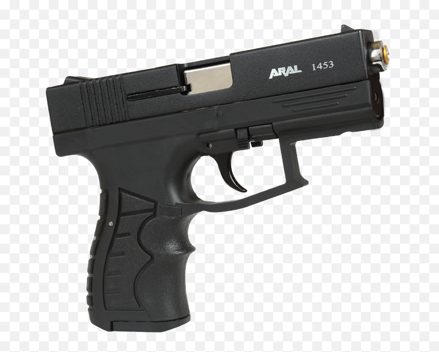 Aral Model 1453 And 622k 9mm Pak Blank Gun Table Top Review Emoji,Handgun Png