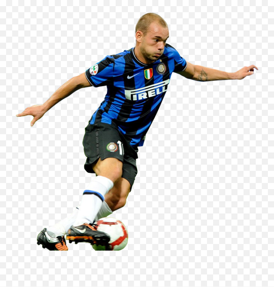 Football Player Wesley Sneijder Best Football Players - Sneijder Png 250 K Emoji,Soccer Player Clipart