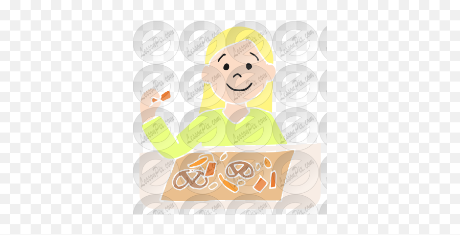 Snack Stencil For Classroom Therapy Use - Great Snack Clipart Happy Emoji,Snack Clipart
