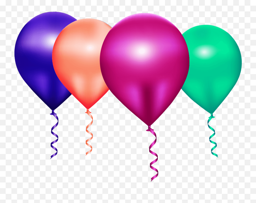 Blue Balloons Png - Transparent Background Png Format Birthday Balloon Png Emoji,Blue Balloons Png