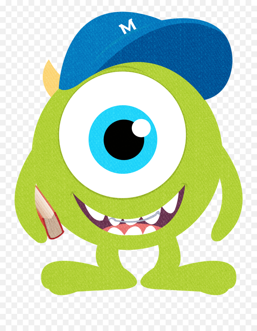 Monsters Clipart Numbers Mike Inc - Mike Monsters Inc Clipart Emoji,Monster Clipart