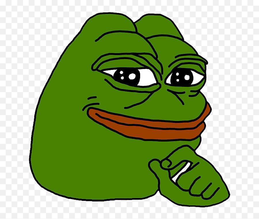 Frog Meme Png Transparent - Pepe Smug Emoji,Meme Png