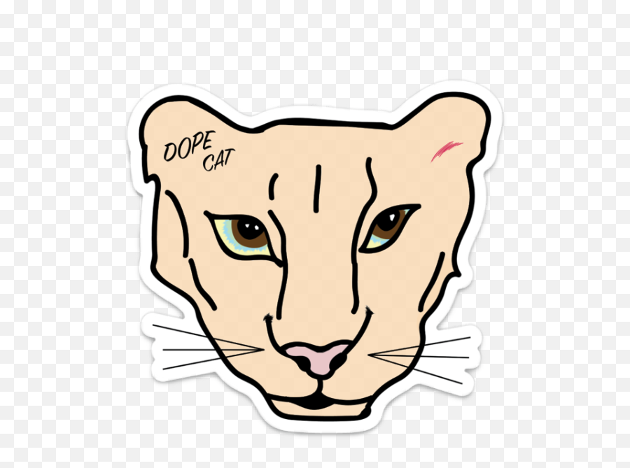 Dope Cat Puma Sticker Ilana Rappaport Emoji,Dope Png