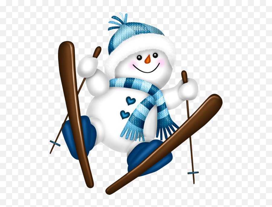 Winter Wonderland Clipart - Cute Blue Snowman Clipart Transparent Cute Snowman Clipart Emoji,Snowman Clipart