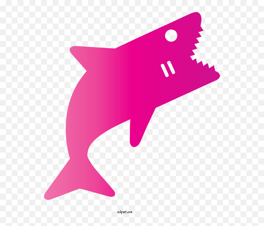 Animals Pink Fin Dolphin For Shark - Shark Clipart Animals Emoji,Fin Clipart