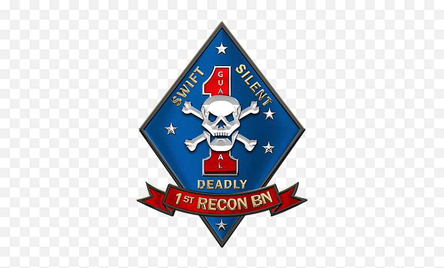 U S M C 1st Reconnaissance Battalion - 1st Recon Battalion Marines Logo Emoji,Usmc Logo