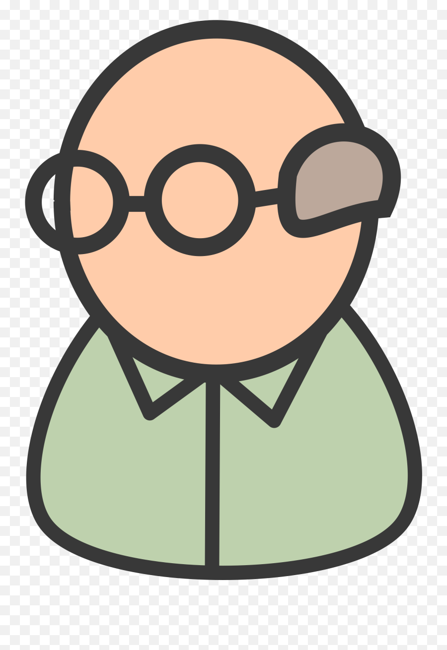 Download Hd Icon Art Old Man Clipart - Elder Png Emoji,Old Man Clipart