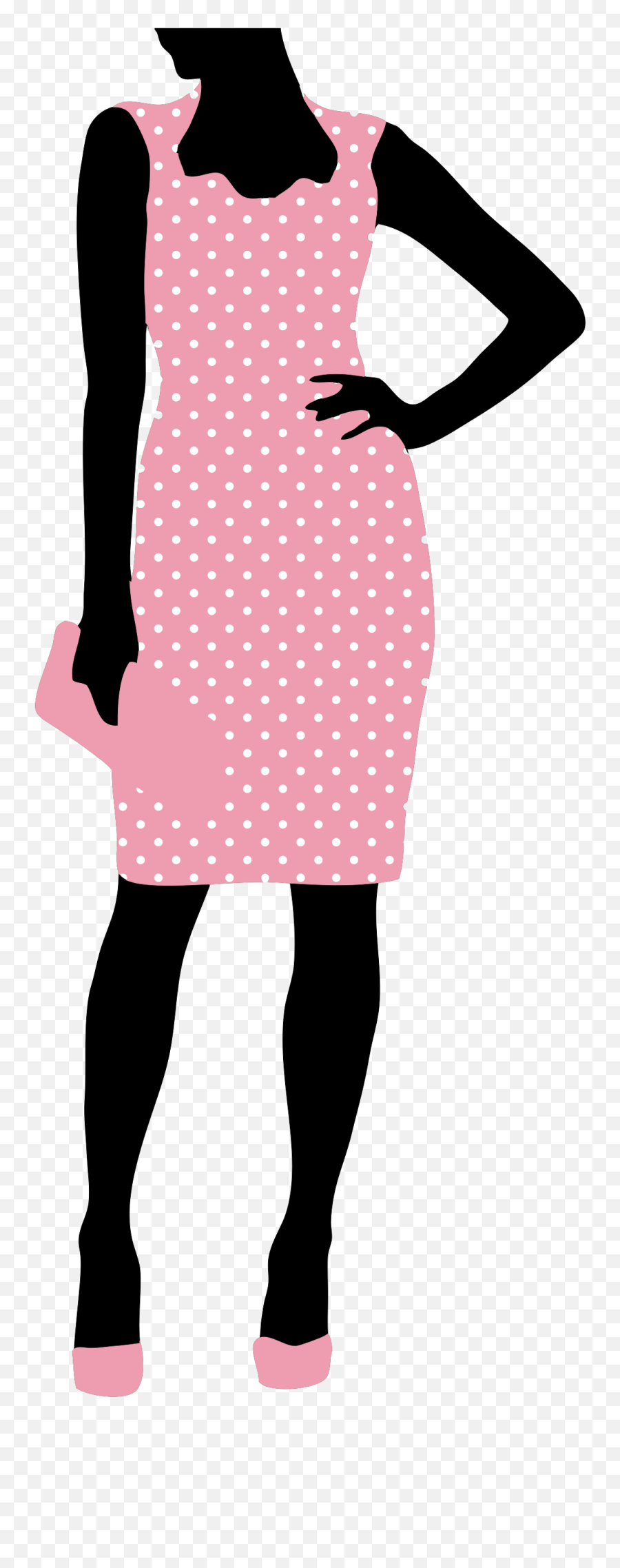 Fashion Model Woman Clip Art - Big Dress Cliparts Png Fashion Icon Png Transparent Emoji,Fashion Clipart