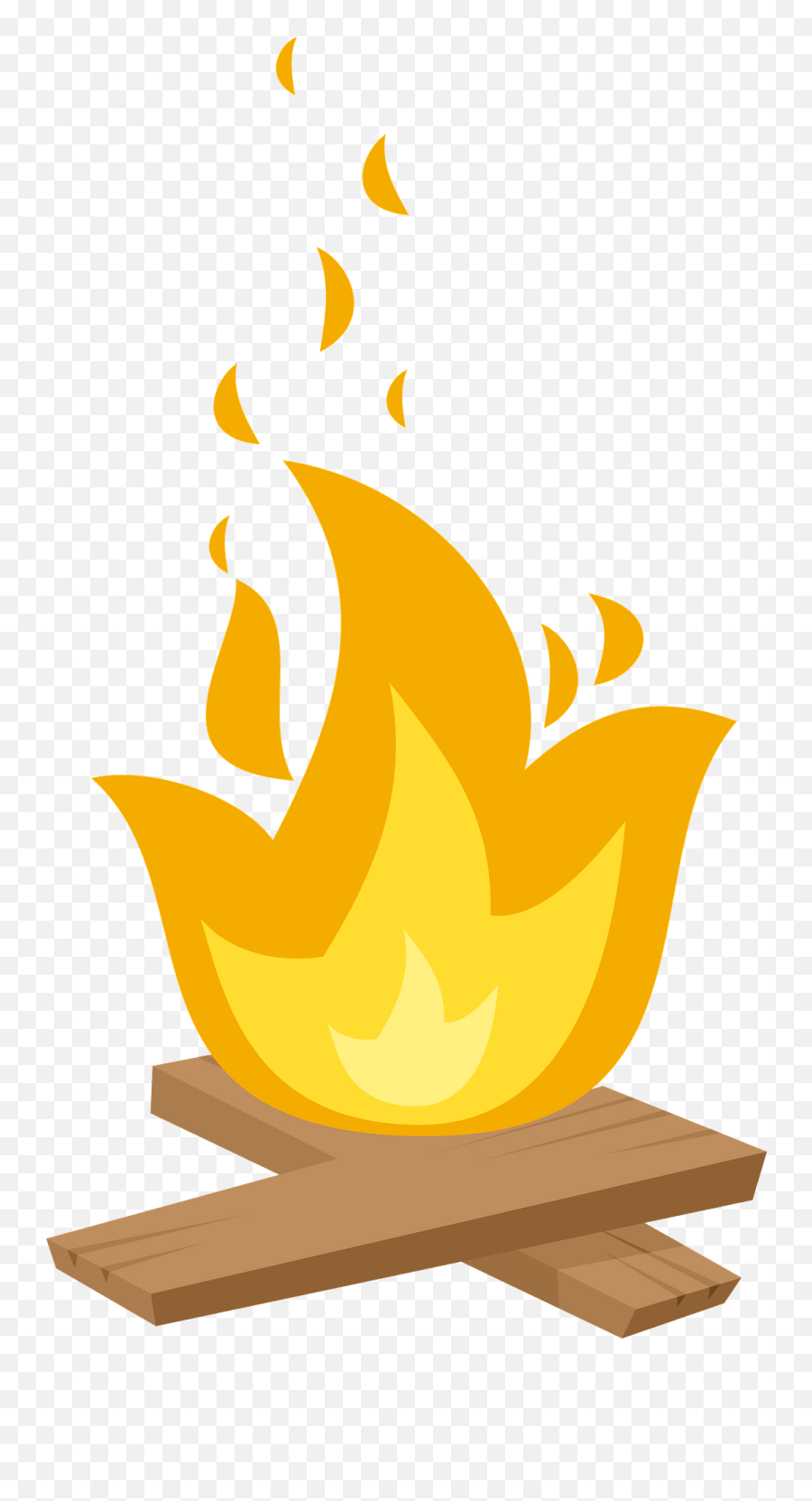Bonfire Clipart Free Download Transparent Png Creazilla - Flame Emoji,Bonfire Clipart