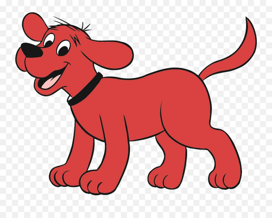 Clifford - Cartoon Dog Transparent Background Clipart Full Clifford Png Emoji,Dog Transparent Background