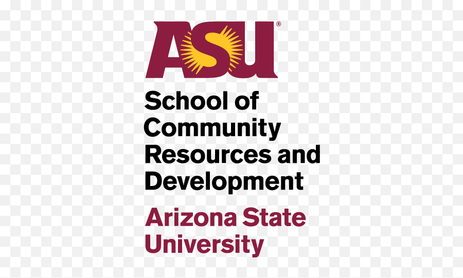 Community Resources And Development - Asu Scrd Emoji,Arizona State University Logo