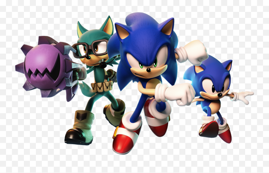Download Hd Sonic Forces Avatar Sonic And Classic Sonic Key - Sonic Forces Sonic And Classic Sonic Emoji,Sonic Forces Logo