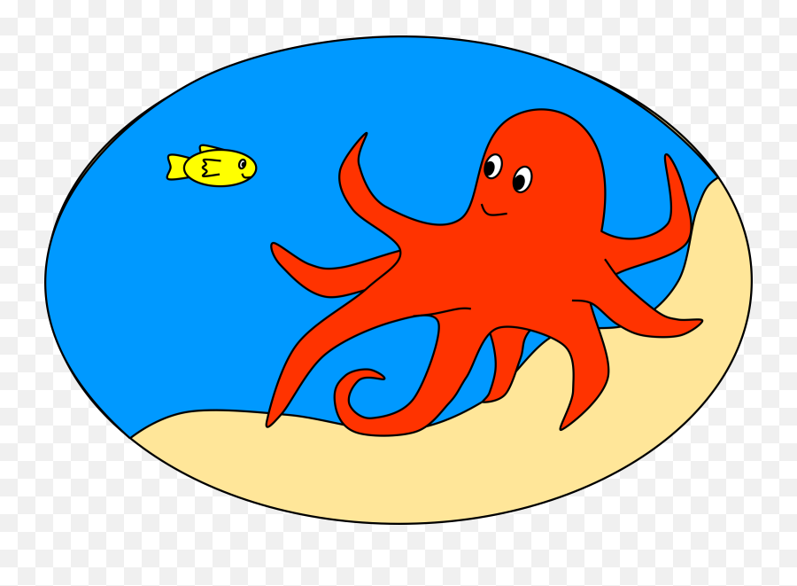 Octopus Sea Ocean Cephalopod Computer - Octopus Clipart In Ocean Emoji,Ocean Clipart