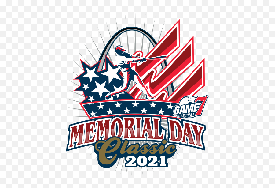 Game 7 Baseball - Baseball Tournament Emoji,Memorial Day Logo