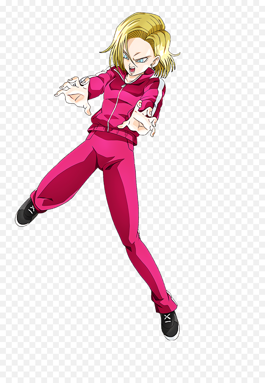 An Androids Eternal Battle Android 18 - Androide 18 Dbs Png Emoji,Android 18 Png