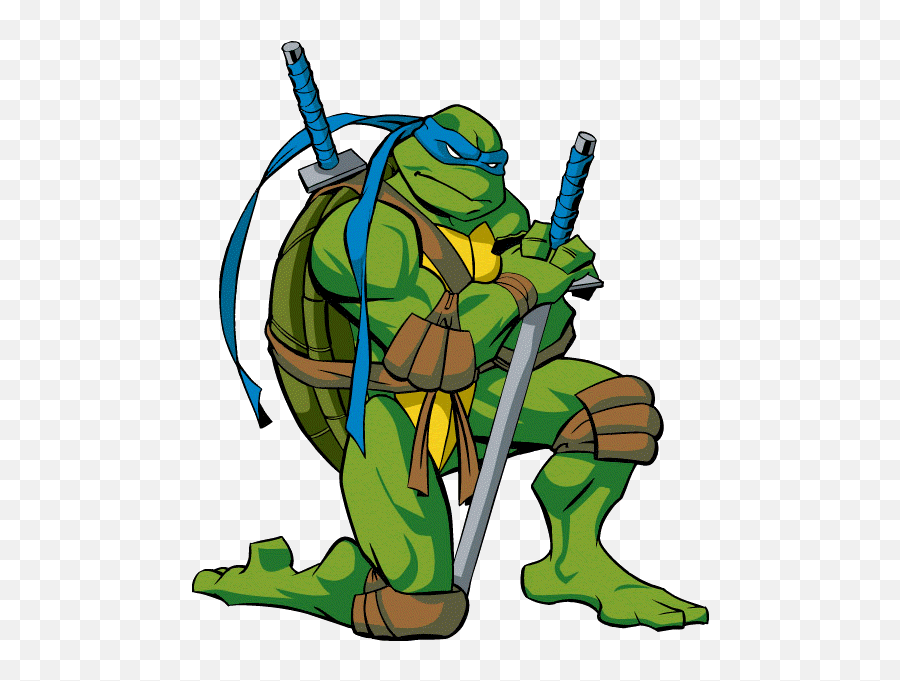 Leonardo Ninja Turtle - Cartoon Leonardo Tmnt Emoji,Ninja Turtle Clipart