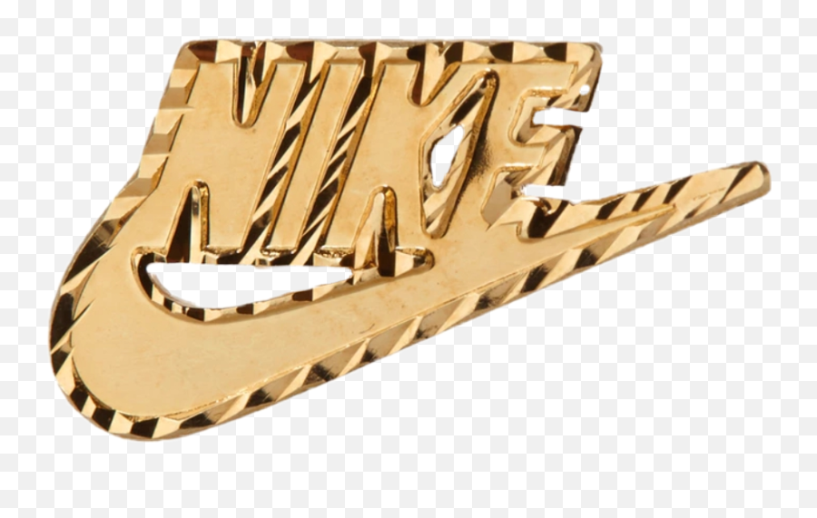 Yellow Nike Logo Png - Gold Men Earrings Nike Emoji,Nike Swoosh Logo