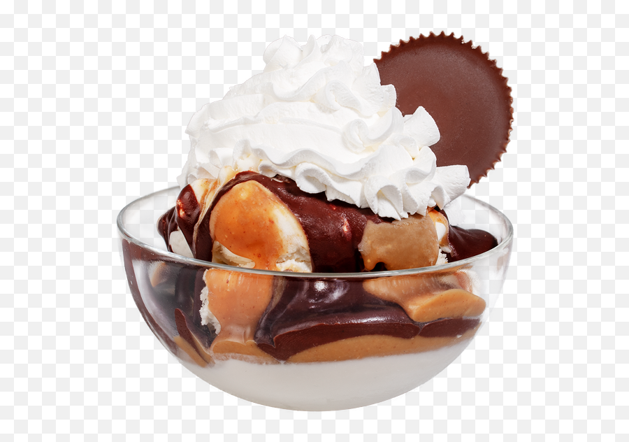Peanut Butter Cup Sundae - Hot Fudge Ice Cream Sundae Png Emoji,Ice Cream Sundae Png