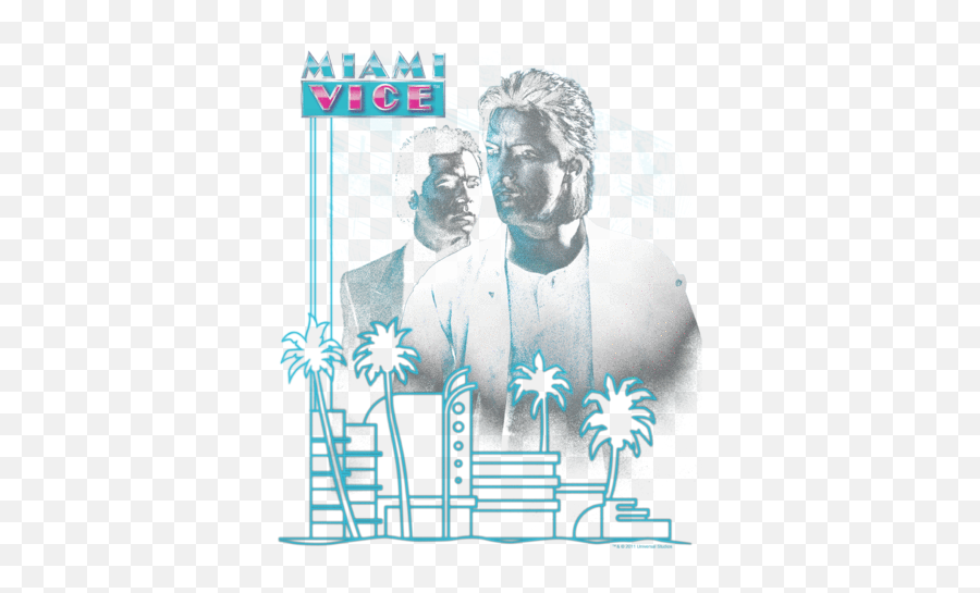 Miami Vice Logo Juniors T - Shirt Sons Of Gotham Miami Vice Costume Emoji,Miami Vice Logo