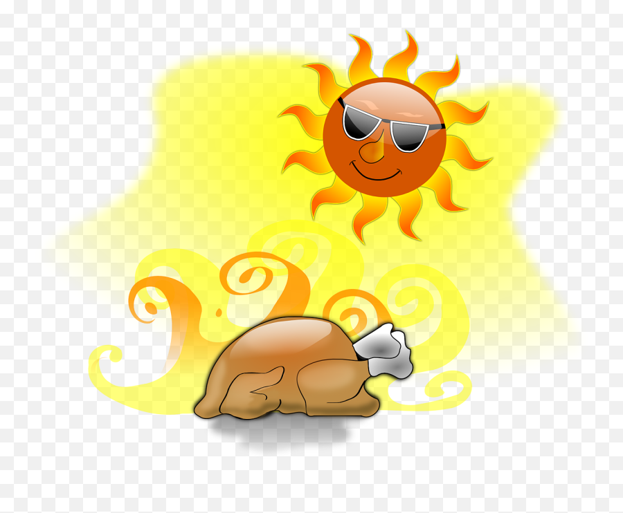 Download Hot Sun Pics 20 Buy Clip Art - Turkey In Sun Emoji,Turkey Silhouette Clipart