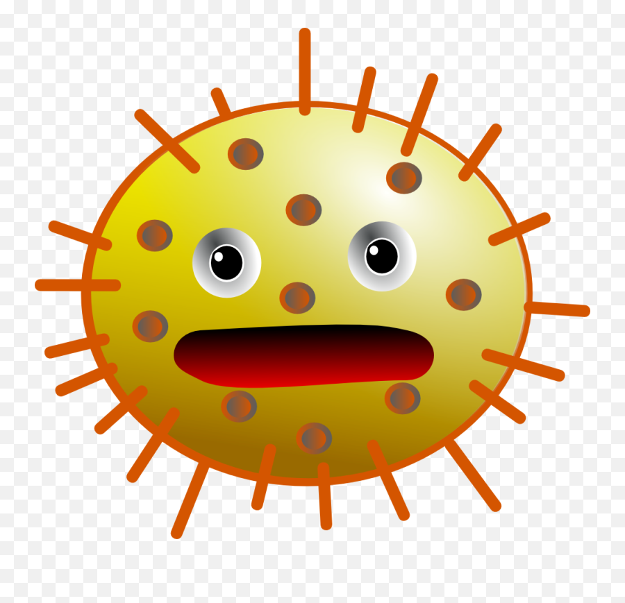 Bacteria Clipart Free Images 5 - Cartoon Clipart Bacteria Emoji,Bacteria Clipart