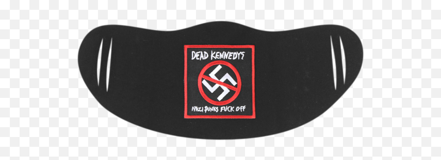 Dk Nazi Punks Fuck Off Black Mask - Solid Emoji,Dead Kennedys Logo