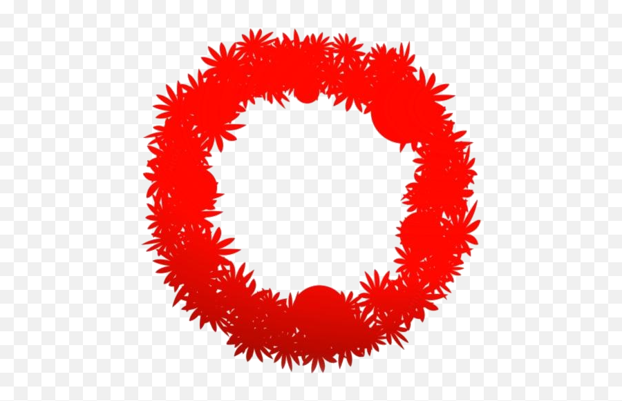 Transparent Christmas Wreath Png Image Pngimagespics - Dot Emoji,Christmas Wreath Png