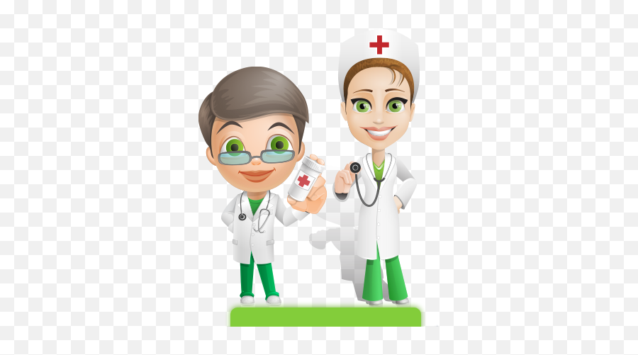 Banner Image - Vector Characters Female Doctor 444x480 Emoji,Female Doctor Clipart