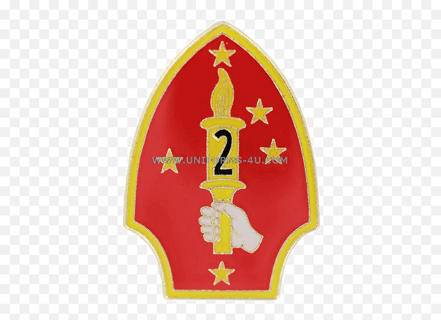 Usmc 2nd Marine Division Lapel Pin - Solid Emoji,Usmc Logo