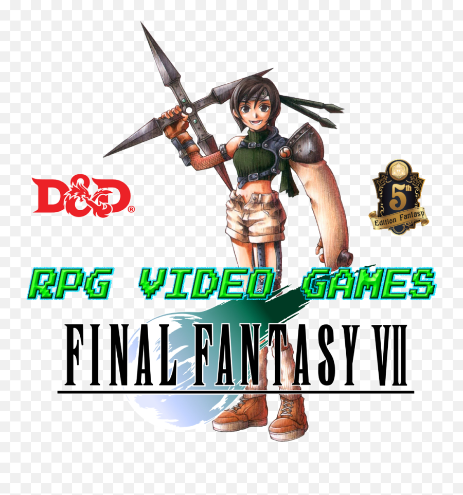 Final Fantasy Vii Yuffie Kisaragi Du0026d 5e U2013 Blog Of - Final Fantasy 7 Yuffie Png Emoji,Final Fantasy 7 Logo