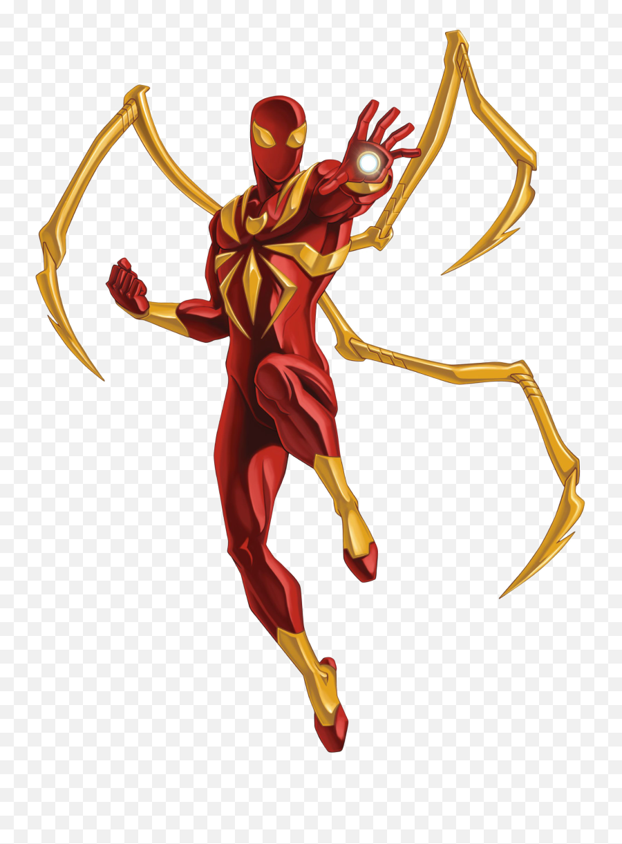Iron Man Clip Art - La Araña De Hierro Spiderman Mark 47 Spider Man Emoji,Iron Man Clipart