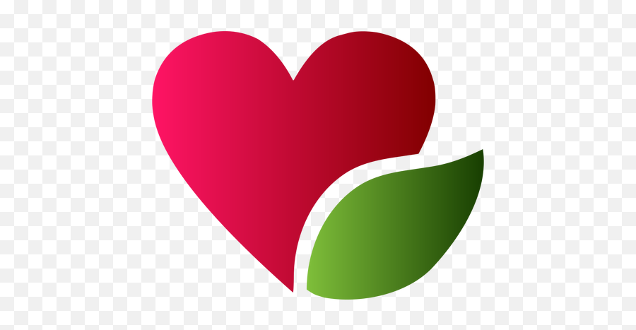 Heart Logo Leaf - Transparent Pngsvg Clipart Best Png Logo Heart Emoji,Heart Logo